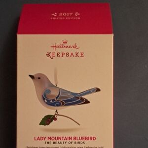 Hallmark Keepsake Blue and White Bird Ornament